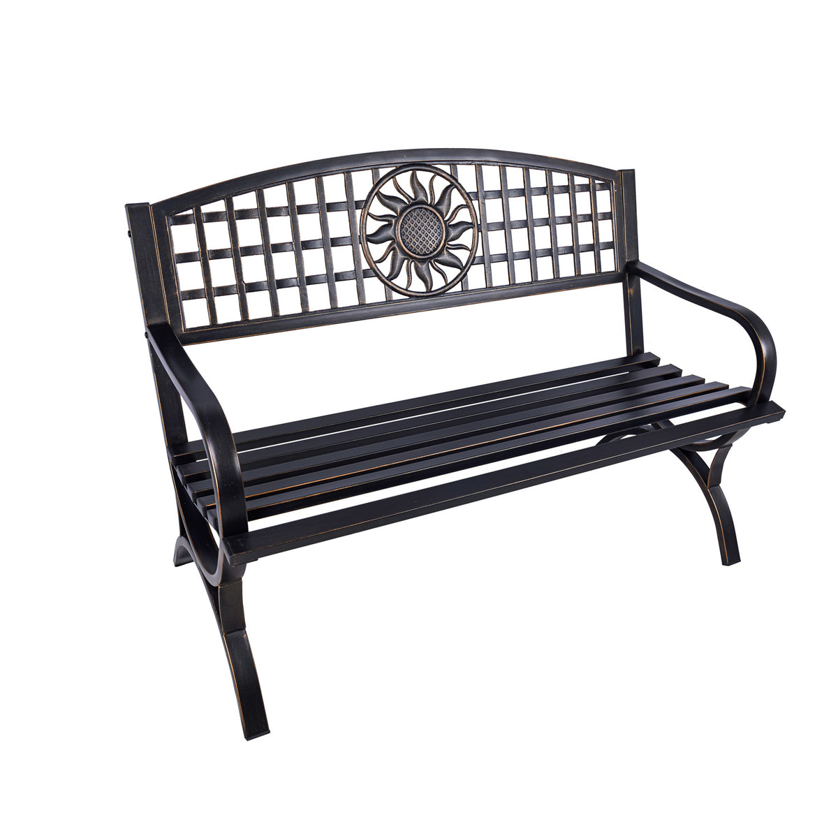 Metal Bench, Sun