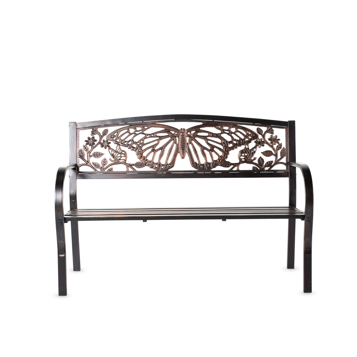 Metal Bench, Butterfly