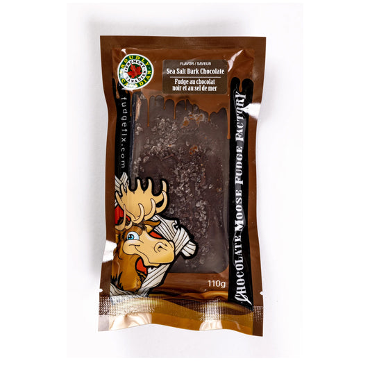 Chocolate Moose Fudge, Sea Salt Dark Chocolate