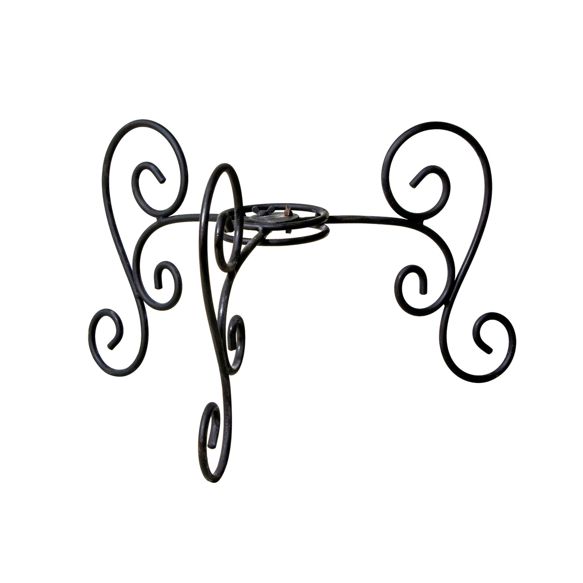 Bird Bath Stand, Scroll Tabletop