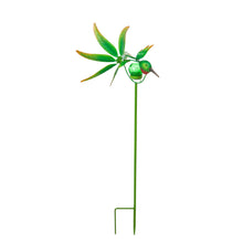 Load image into Gallery viewer, Solar Spinner Hummingbird Garden Stake, 36in
