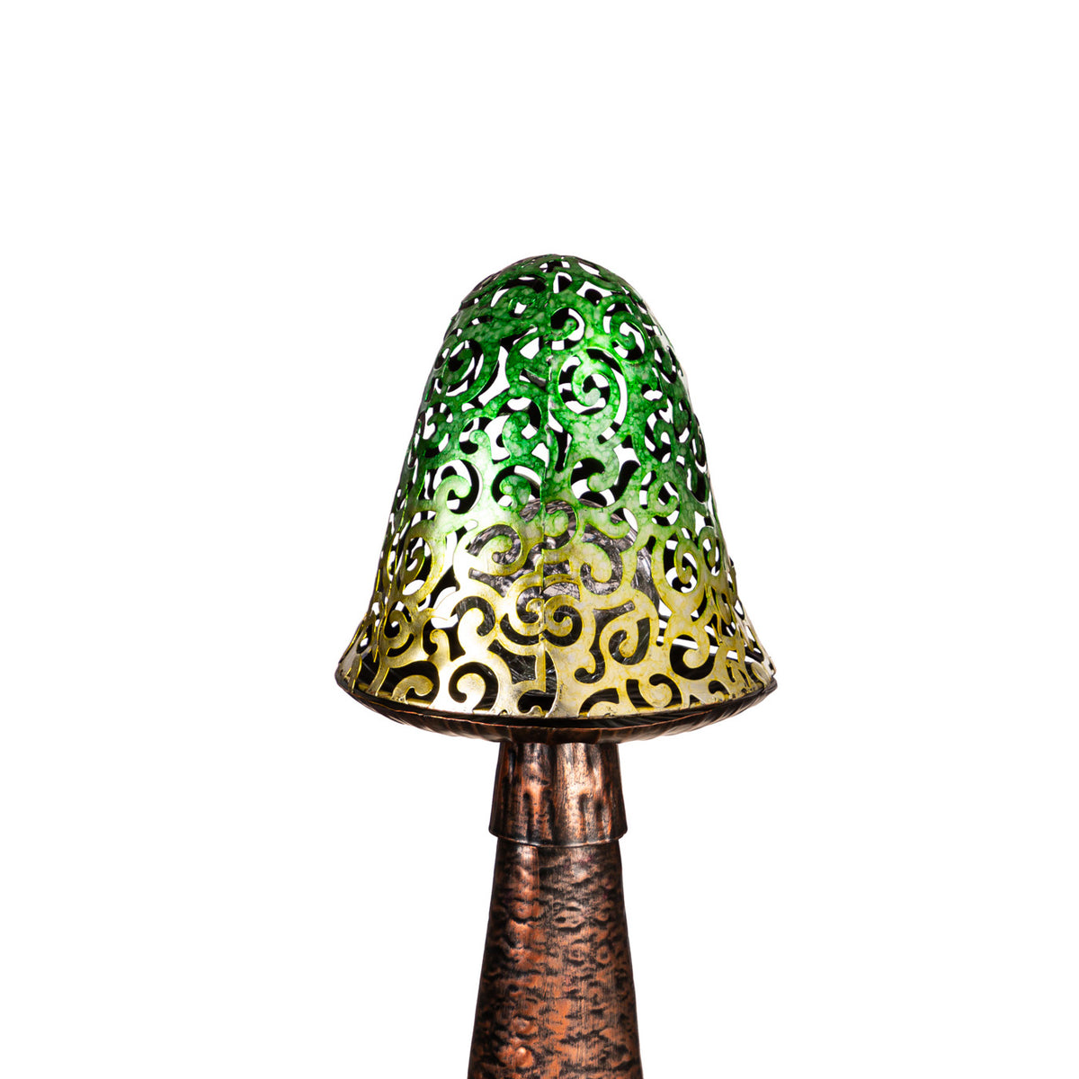 Solar Garden Stakes, Colorful Mushrooms 4 Asst