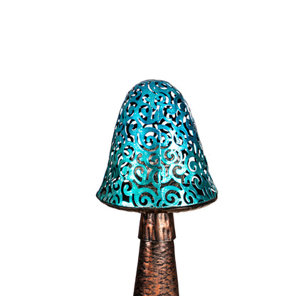 Solar Garden Stakes, Colorful Mushrooms 4 Asst
