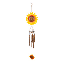 Load image into Gallery viewer, Chime, Metal Sunflower
