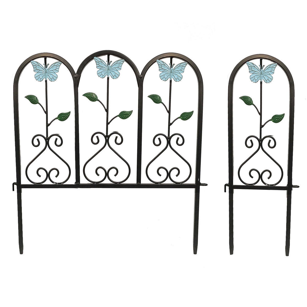 Metal Garden Edging, Butterfly, 3+1