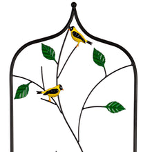 Load image into Gallery viewer, Metal Trellis, Leaves &amp; Birds
