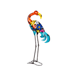 Load image into Gallery viewer, Statues, Bright Metal Flamingo 4 Asst
