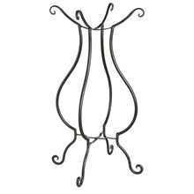 Load image into Gallery viewer, Bird Bath Stand, Metal Scroll
