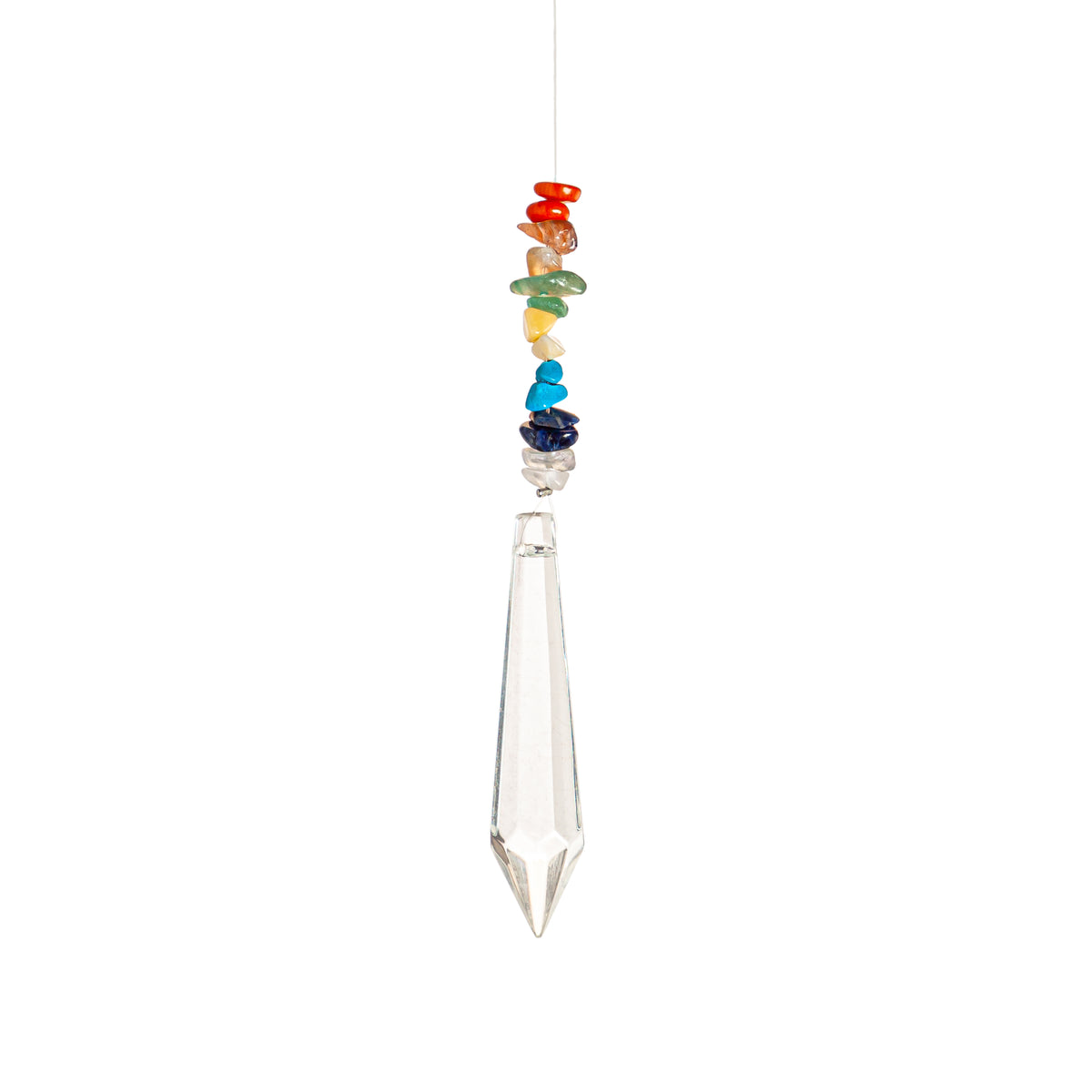 Suncatcher, Crystal with Colored Stones, 2 Asst