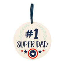 Load image into Gallery viewer, Wall Decor, Wood Best Dad Medal 4 Asst
