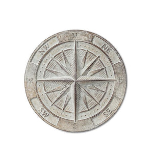 Plaque, Round Cement Compass