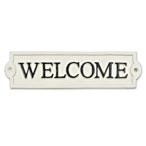 Welcome Metal Sign