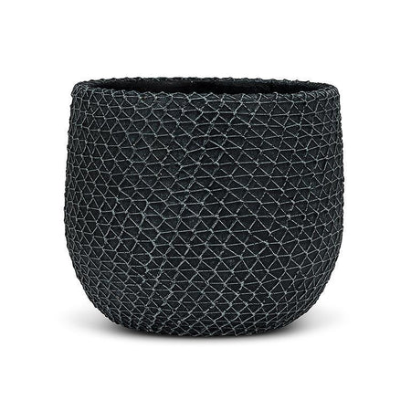 Pot, Charcoal Textured Mesh Small