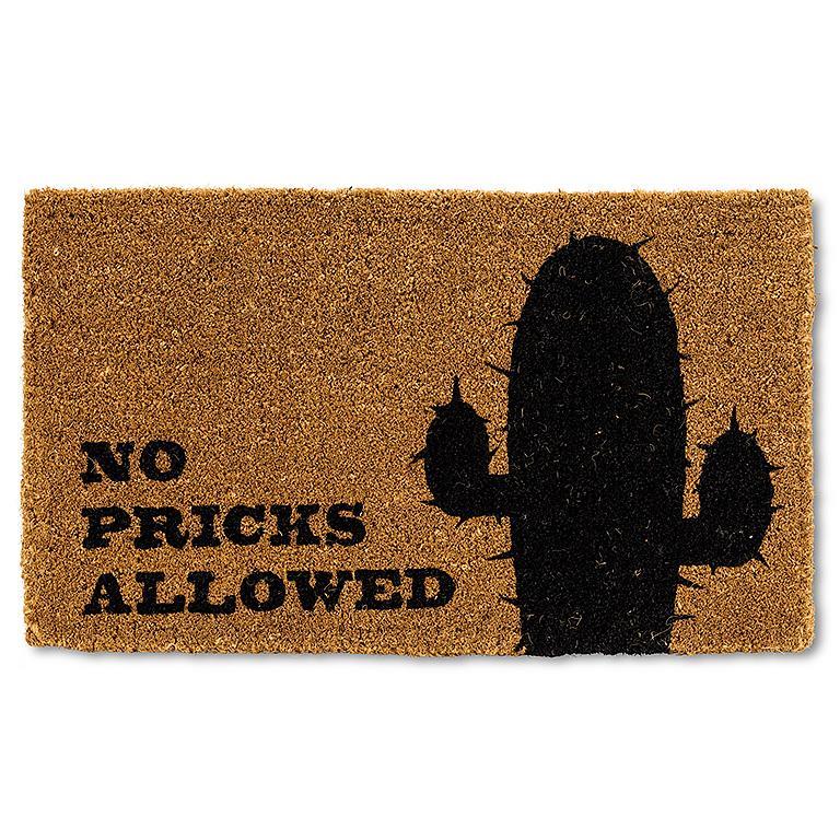 Door Mat, No Pricks Allowed