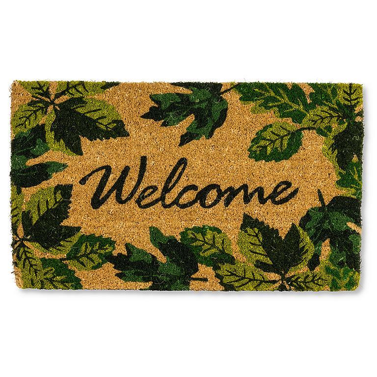 Door Mat, Leafy Welcome