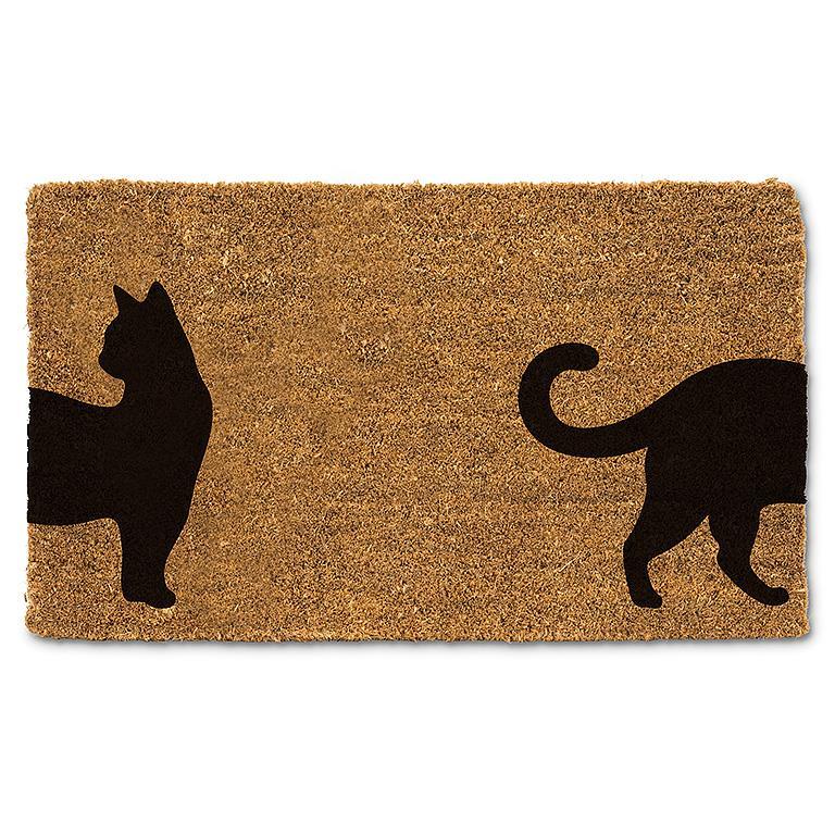 Door Mat, Cat Coming and Going