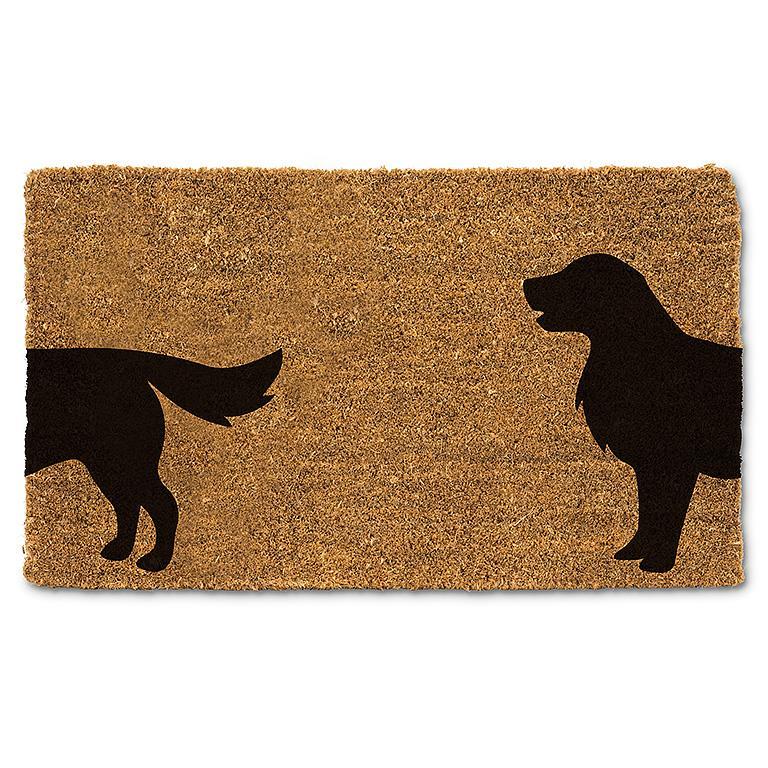 Door Mat, Dog Coming and Going