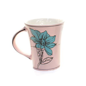 Mug, Floral 17oz 3 Asst