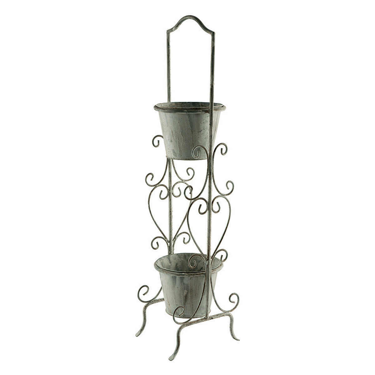 Two Tier Loire Pot Stand with 8in Dia Pots
