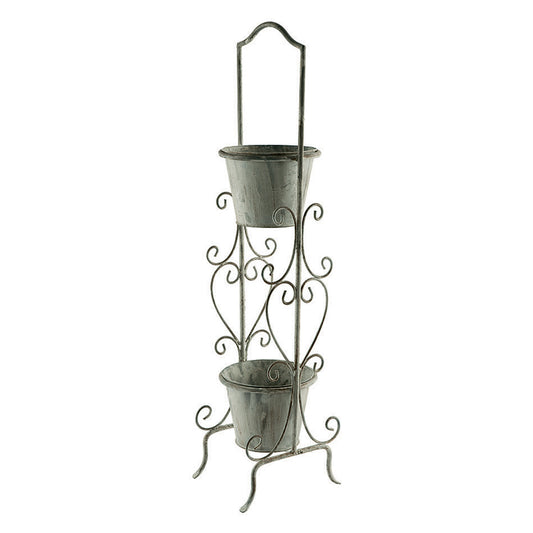 Two Tier Loire Pot Stand with 8in Dia Pots