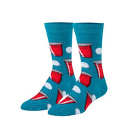 Mens Socks, Size 6-13, Beer Pong