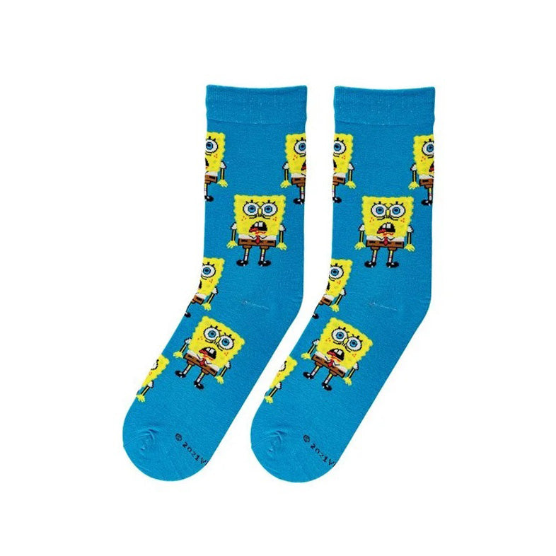 Mens Socks, Size 6-13, Spongebob All Over