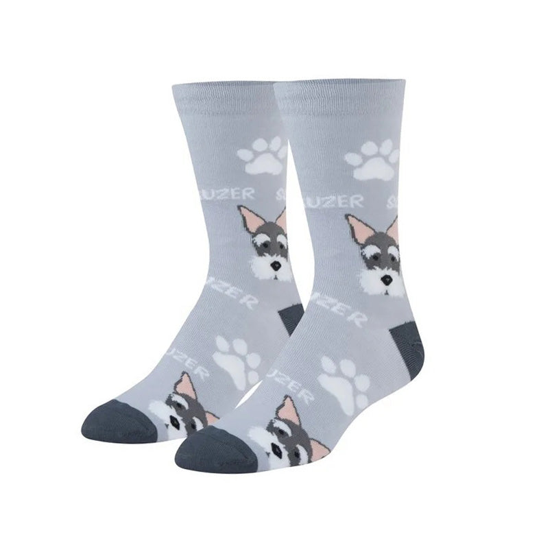 Womens Socks, Size 5-11, Schnauzer