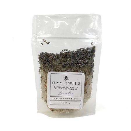 Bath Salts, Summer Nights Botanical Sachet