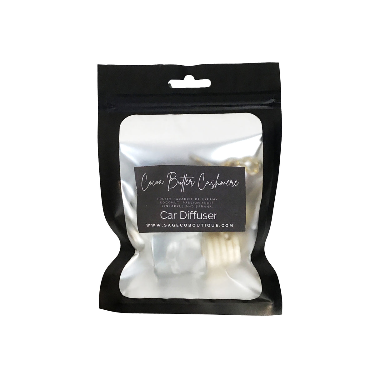 Car Fragrance Diffuser, Cocoa Butter Cashmere