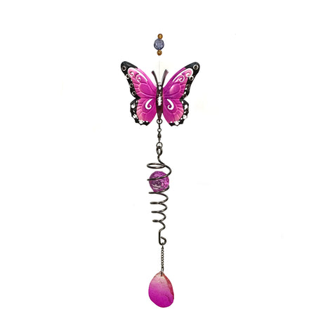 Wind Spinner, Butterfly Twister Purple