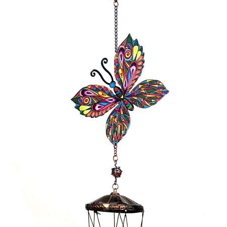 Wind Chime, Colourful Butterfly