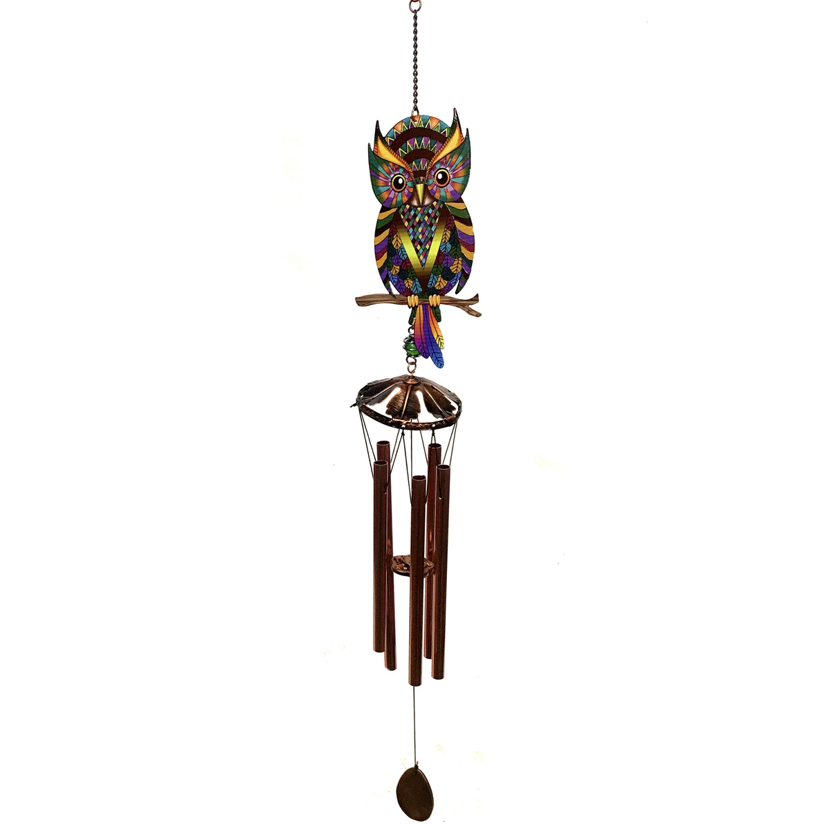 Wind Chime, Colourful Owl