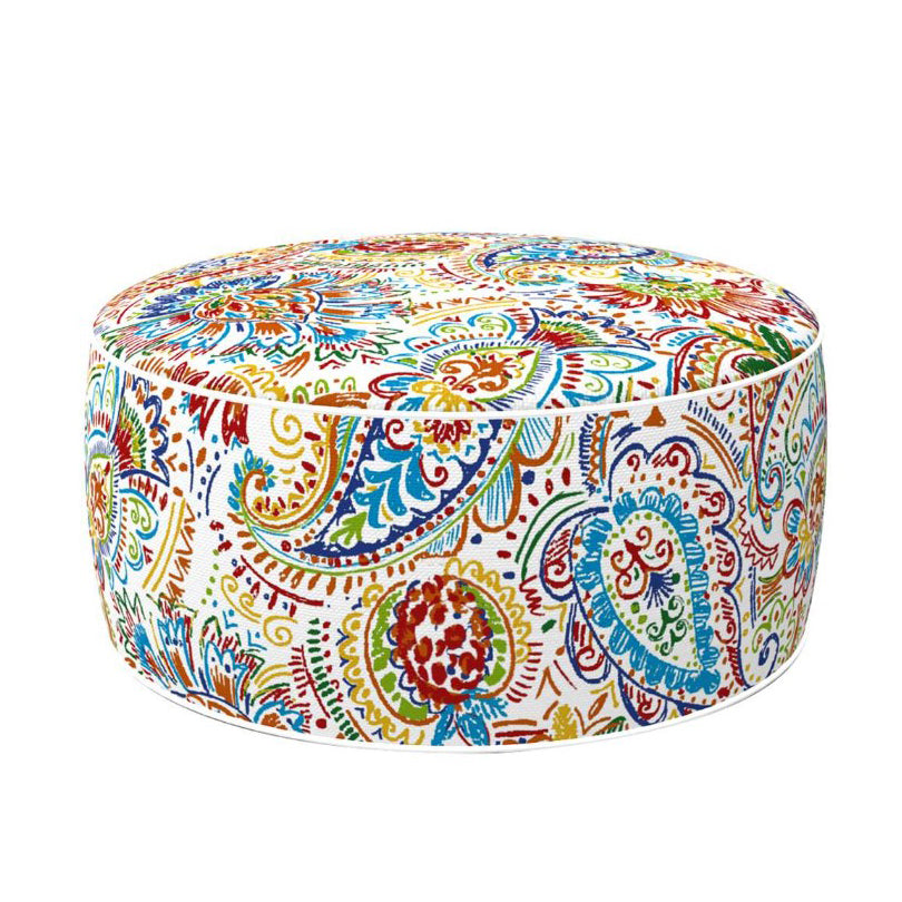 Inflatable Ottoman, Paisley
