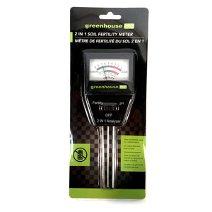 Greenhouse Pro 2 in 1 Soil Fertility Meter