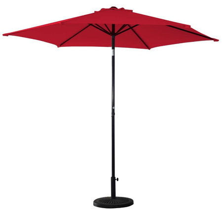 Umbrella, 9ft, Crank, Poppy