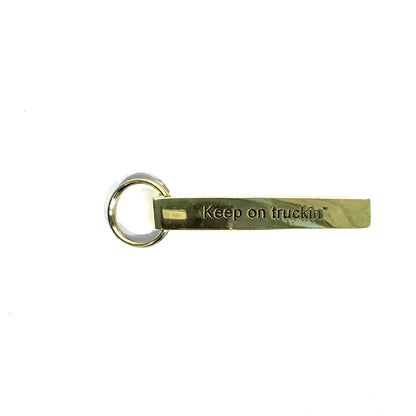 Metal Key Chain with Sassy Saying