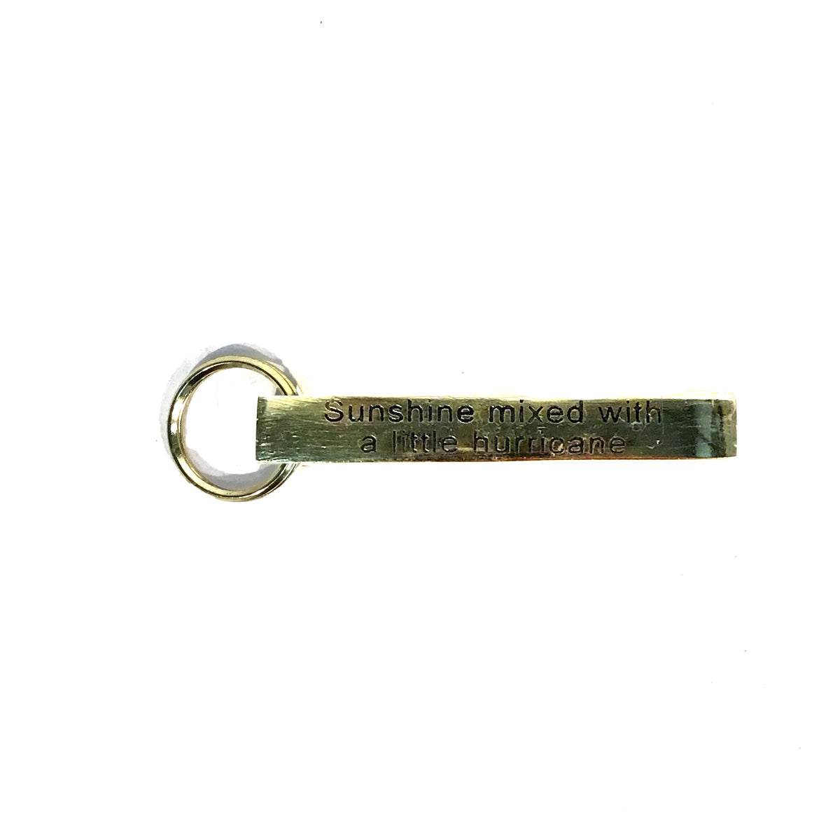 Metal Key Chain with Sassy Saying