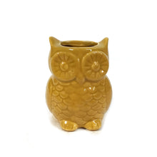 Load image into Gallery viewer, Stoneware Owl Vase with Magnet, 4 Asst
