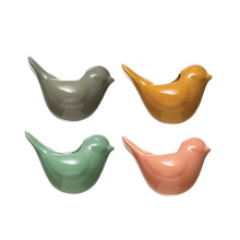 Load image into Gallery viewer, Stoneware Bird Vase with Magnet, 4 Asst
