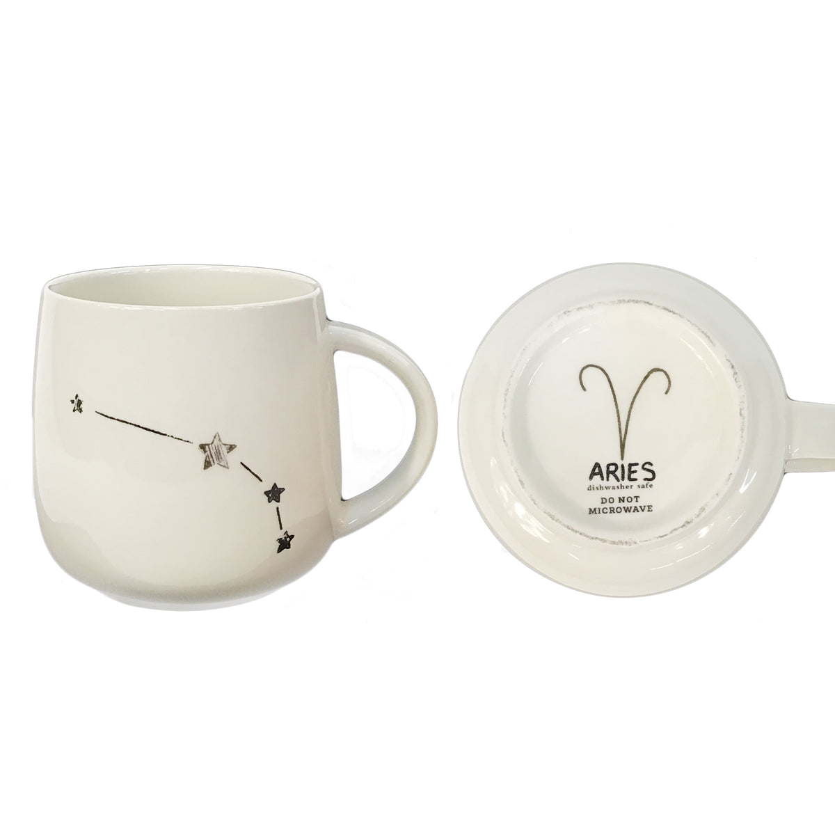 Zodiac Sign Stoneware Mug, 12 Asst