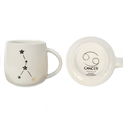 Zodiac Sign Stoneware Mug, 12 Asst
