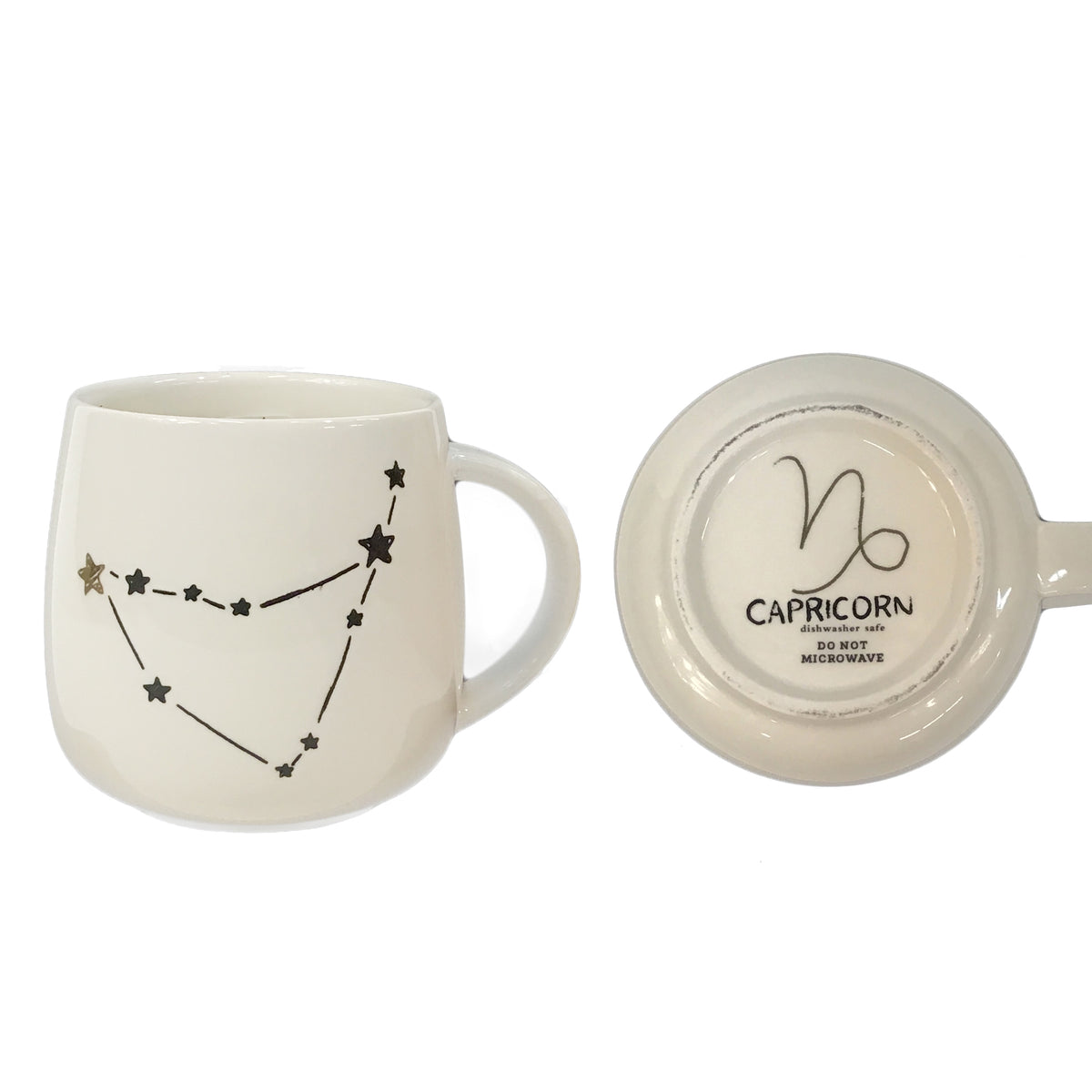 Zodiac Sign Stoneware Mug, 12 Asst