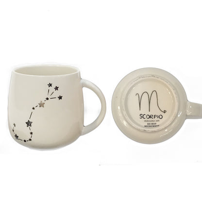Zodiac Sign Stoneware Mug, 12 Asst