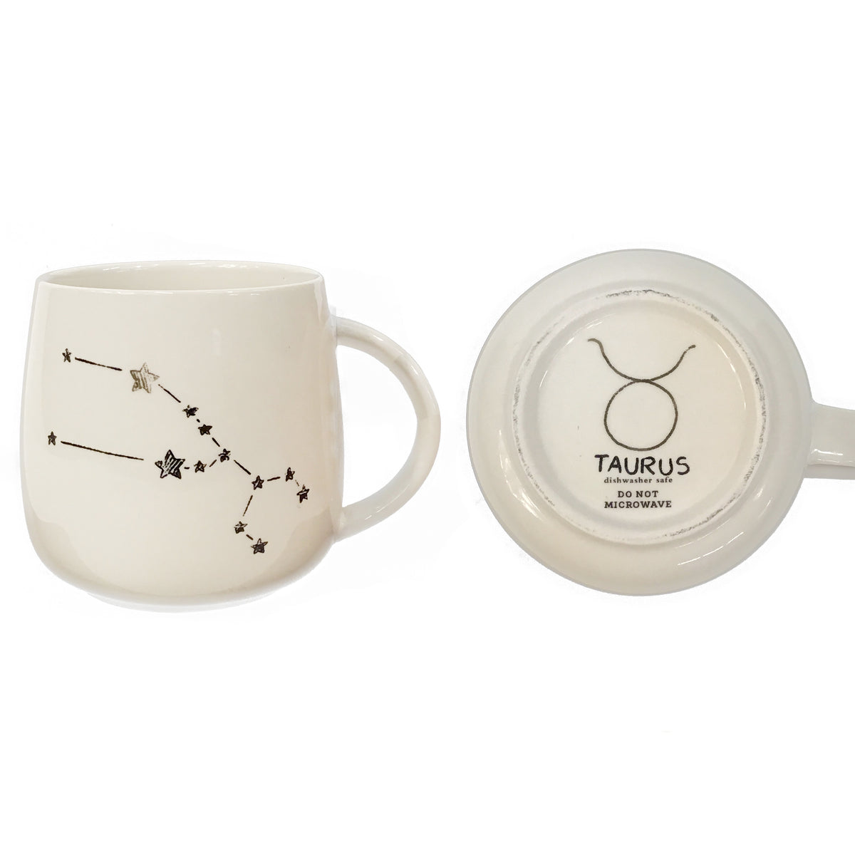 Zodiac Sign Stoneware Mug, 12 Asst