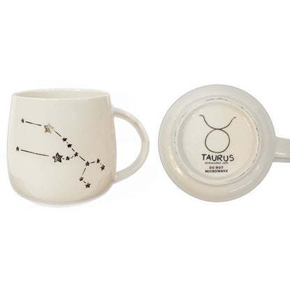 Zodiac Sign Stoneware Mug, 12 Asst