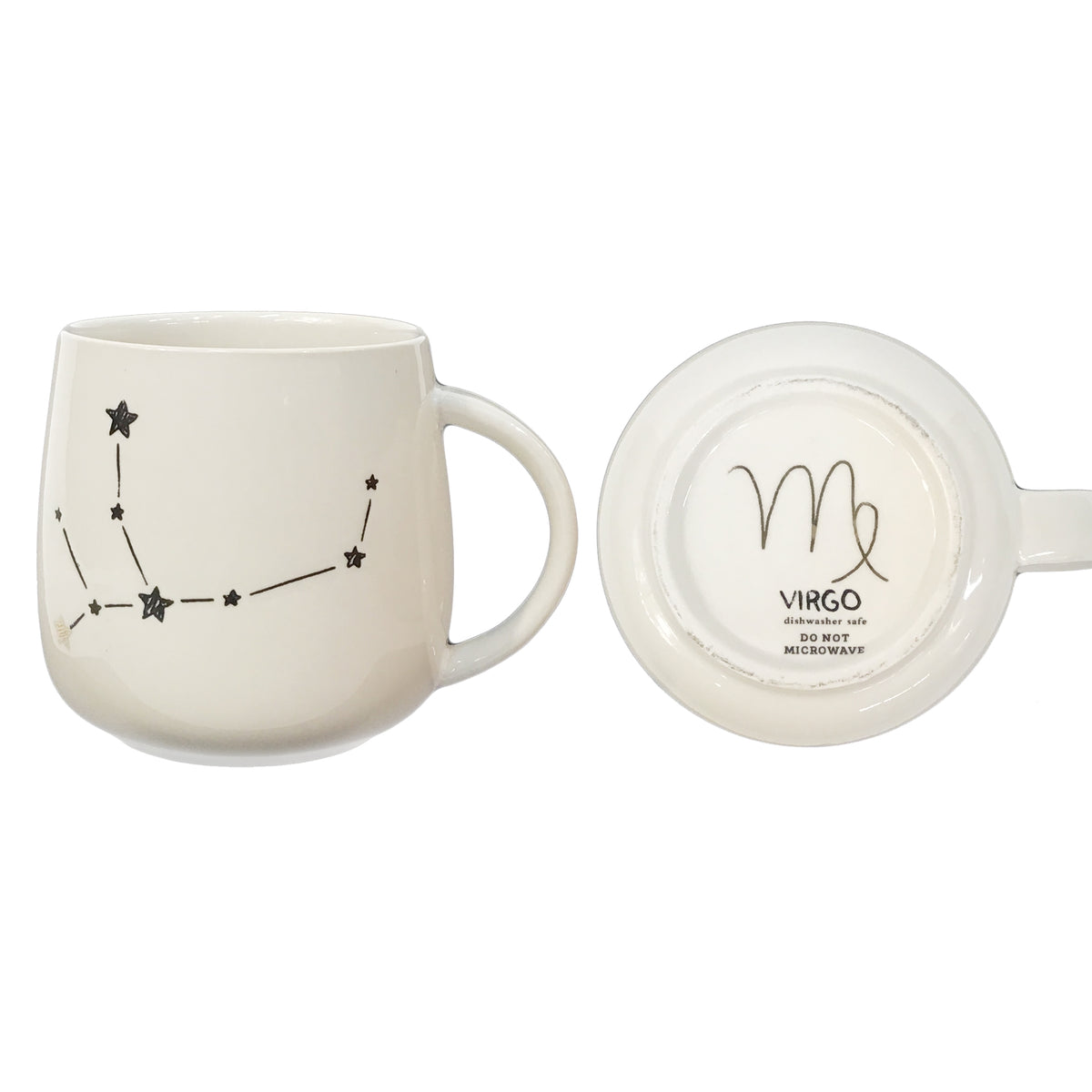 Zodiac Sign Stoneware Mug, 12 Asst