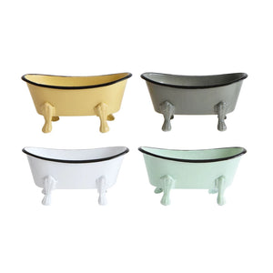 Metal Bathtub Soap Dish, 4 Colours