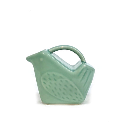 Stoneware Bird Shaped Creamer, 3 Asst