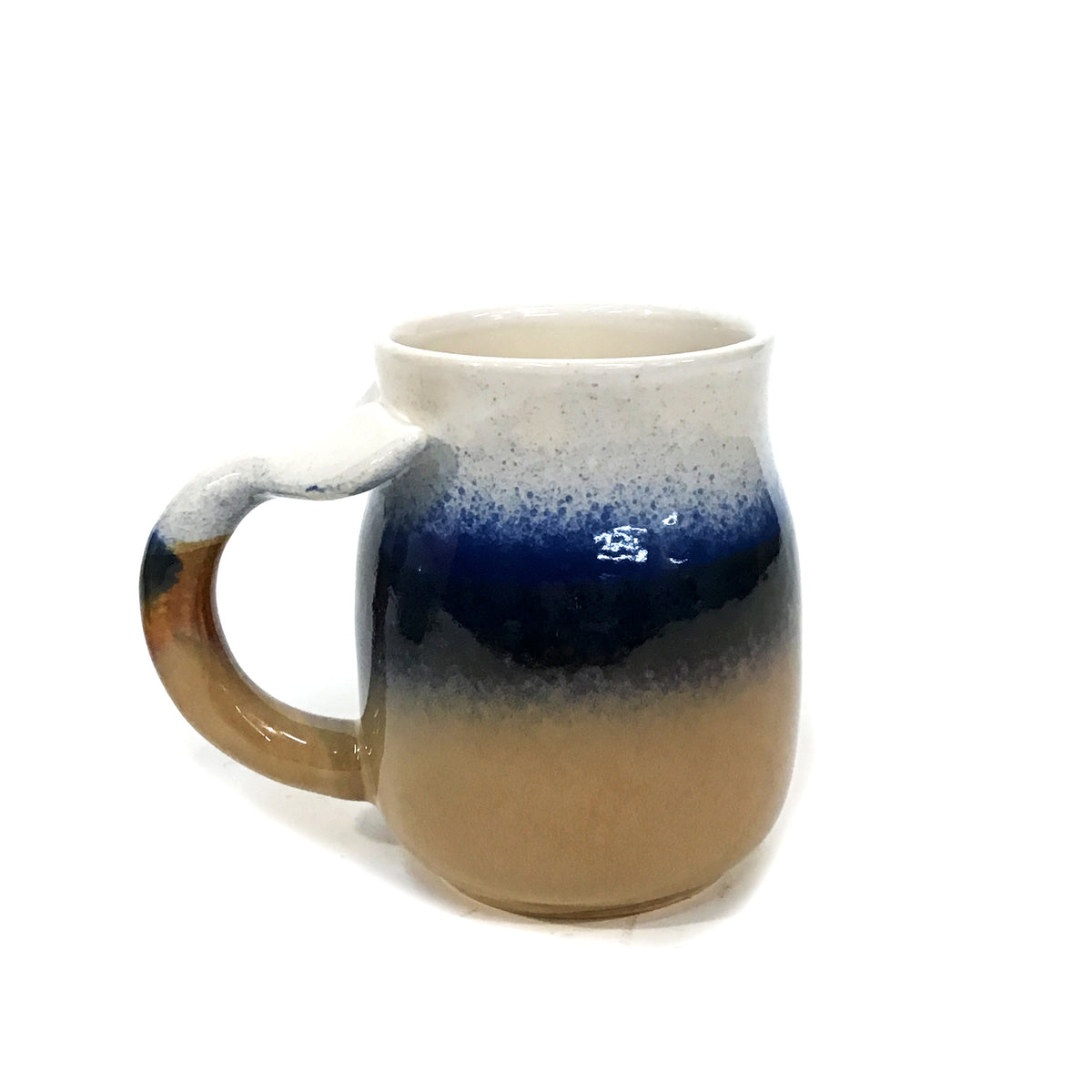 Whale Tail Stoneware Mug, 3 Asst