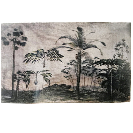 Paper Vintage Wall Mural with Palm Trees